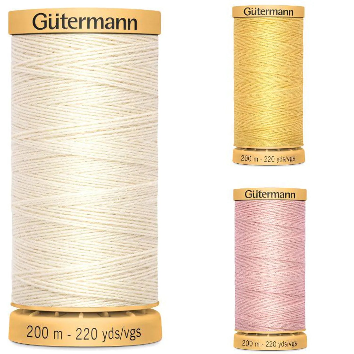 Gutermann basting cotton thread-200 m