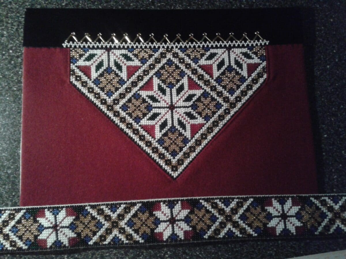 Breastplate and belt kit #05B-burgundy