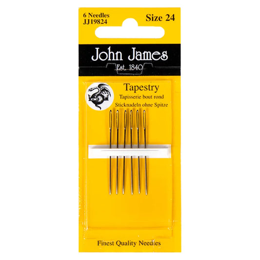 Embroidery needles-John James Tapestry needles-size 24