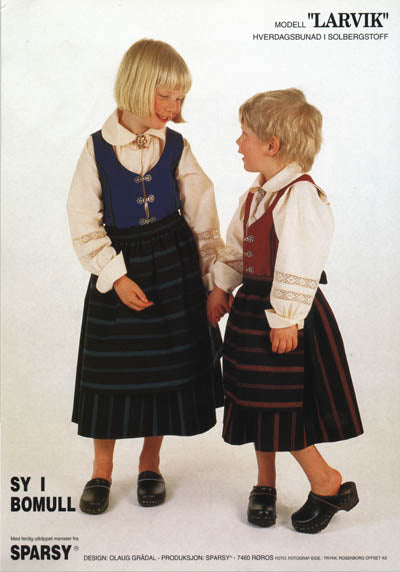 Sparsy-Larvik-girls' everyday bunad pattern