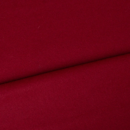 Wool-Klede Loke-150 cm wide-330 gr weight-dark red 0627