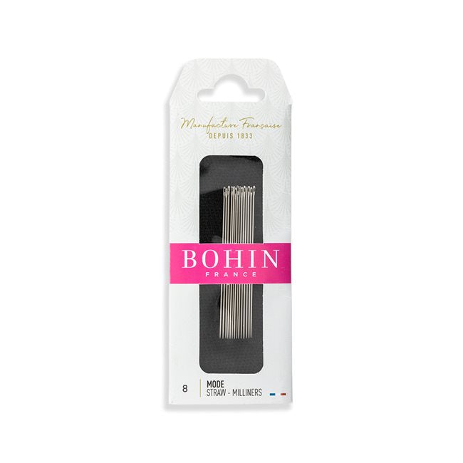 Bohin milliners size 8 needles-12