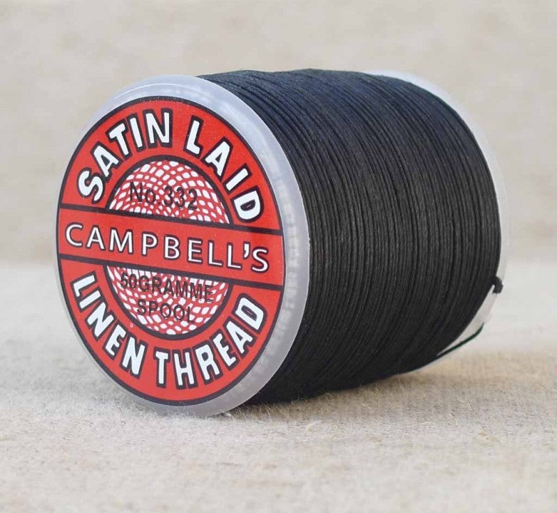 Campbell's 100% linen satin laid thread 130m