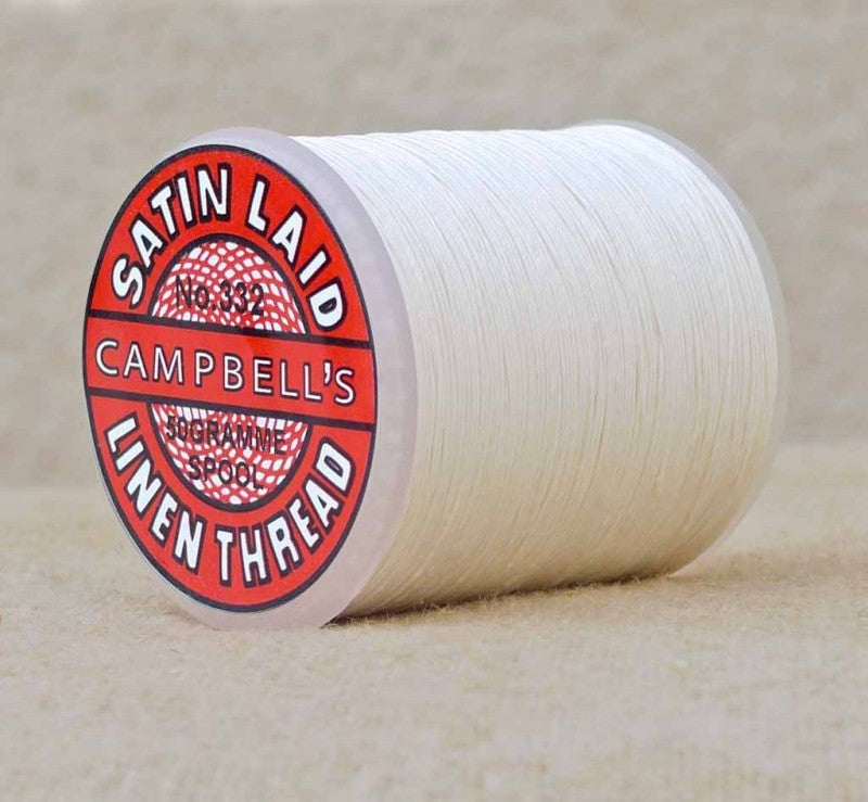 Campbell's 100% linen satin laid thread 130m