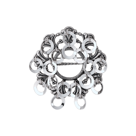 Brooch-892103-#01-Trønder Ringsølje-oxidized silver