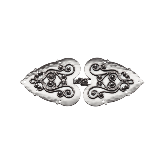 Belt buckle-006100 #17 Rogaland-oxidized silver