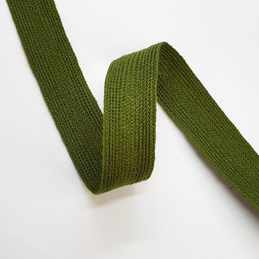 Strikkebånd-olive green-17
